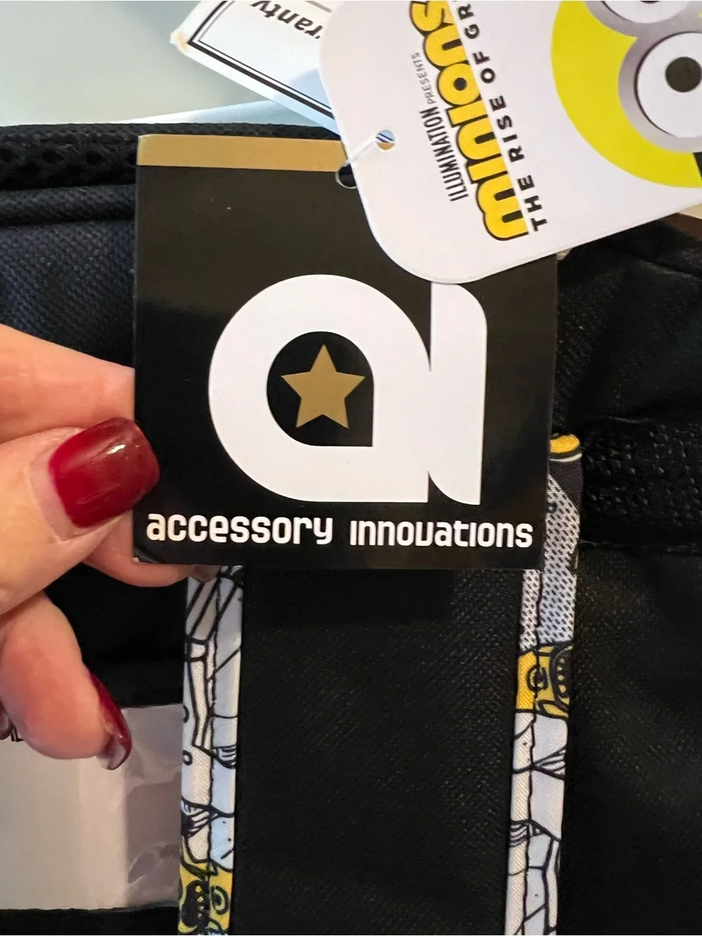 Universal Illumination Minions -The Rise of GRU Banana Black & Yellow Backpack